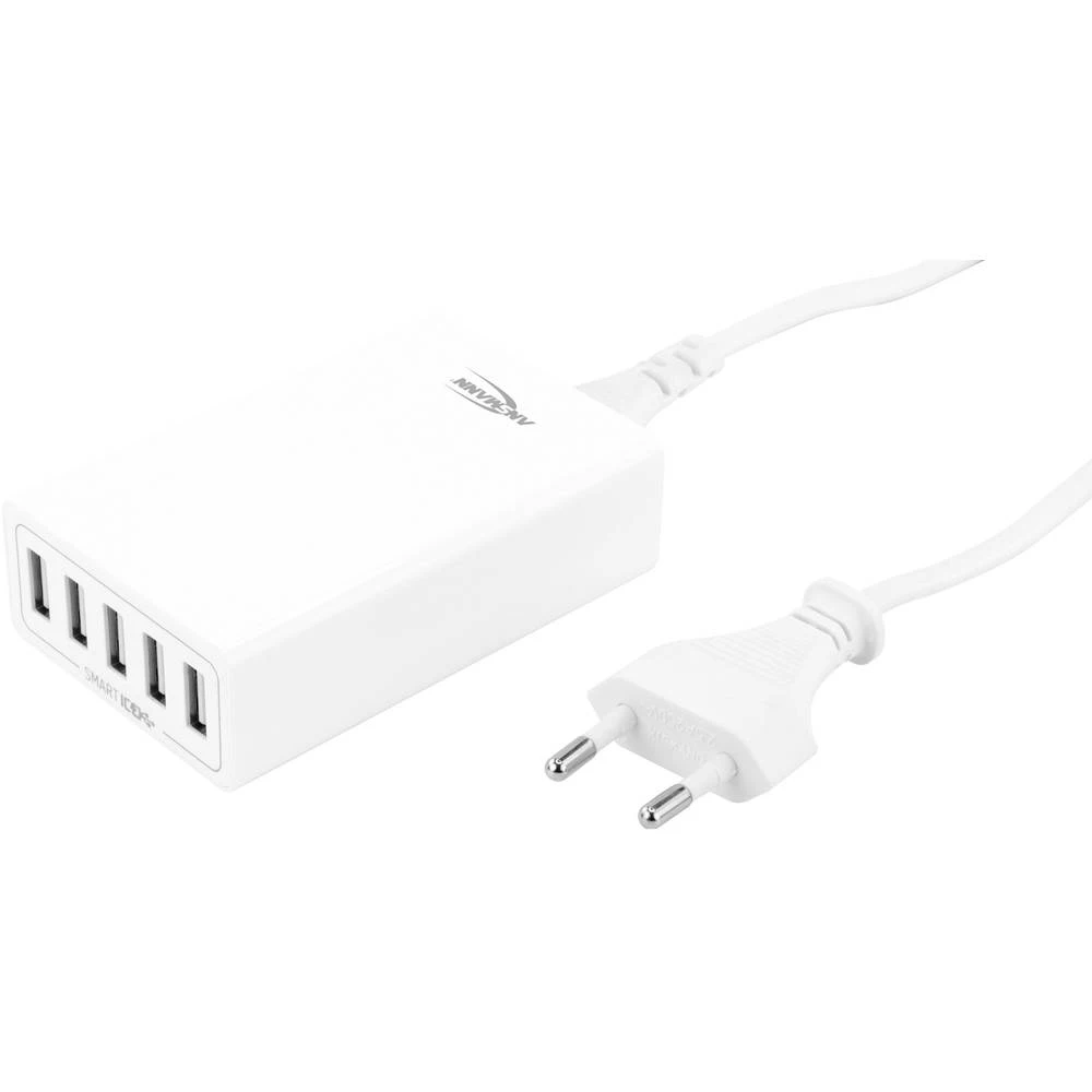 Ansmann Smart IC 1001-0054 USB stanica za punjenje Utičnica Izlazna struja maks. 8000 mA 5 x USB slika