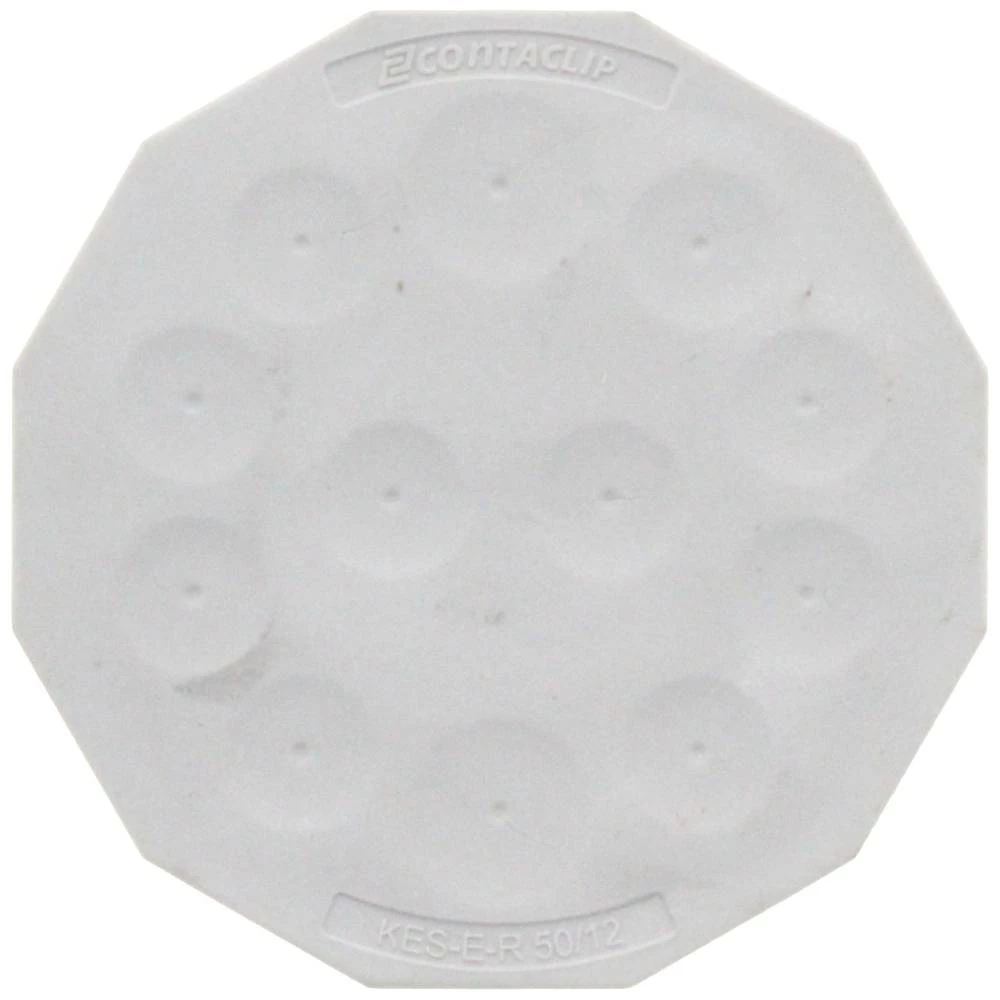 CONTA-CLIP KES-E-R 50/12 B GR kabelska uvodnica    Debljina ploče (maks.) 4 mm termoplastični elastomer siva 10 St. slika