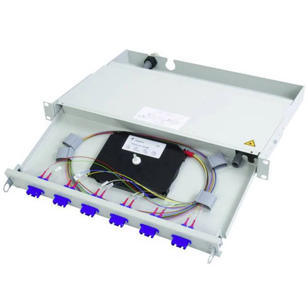 Patch Panel za optičke kablove 12 ulaza SC Telegärtner 1 U slika