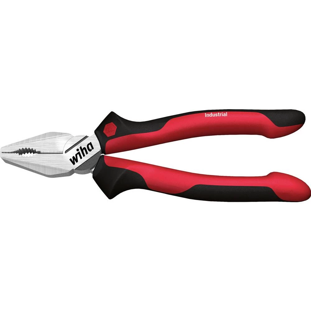 Kombinirana kliješta Industrial s DynamicJoint i OptiGrip s posebno dugim reznim rubom Wiha 34307  kombinirana kliješta 180 mm DIN ISO 5746 slika