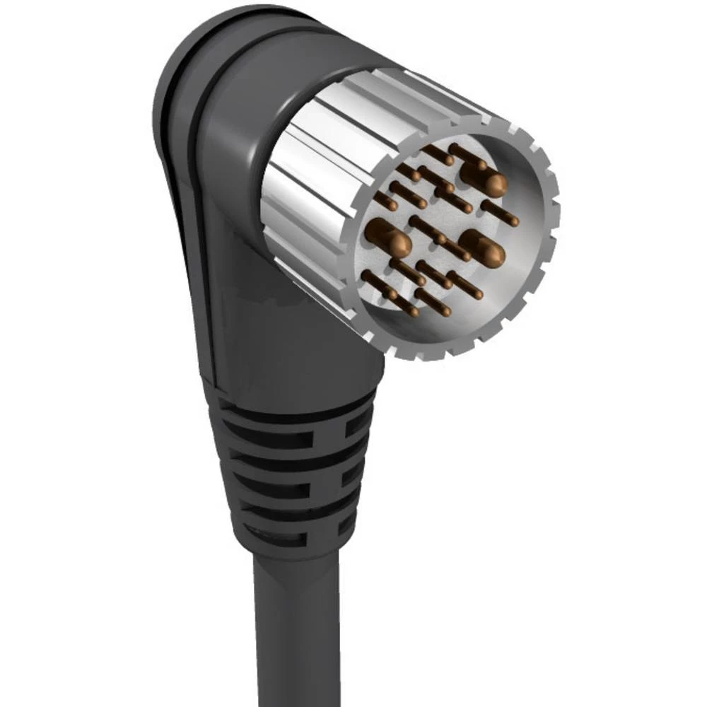 Utični konektor za senzor/aktivator, konfekcionirani M23 Kutni muški konektor 5 m Broj polova: 12 Lumberg Automation 84359 RSWU slika