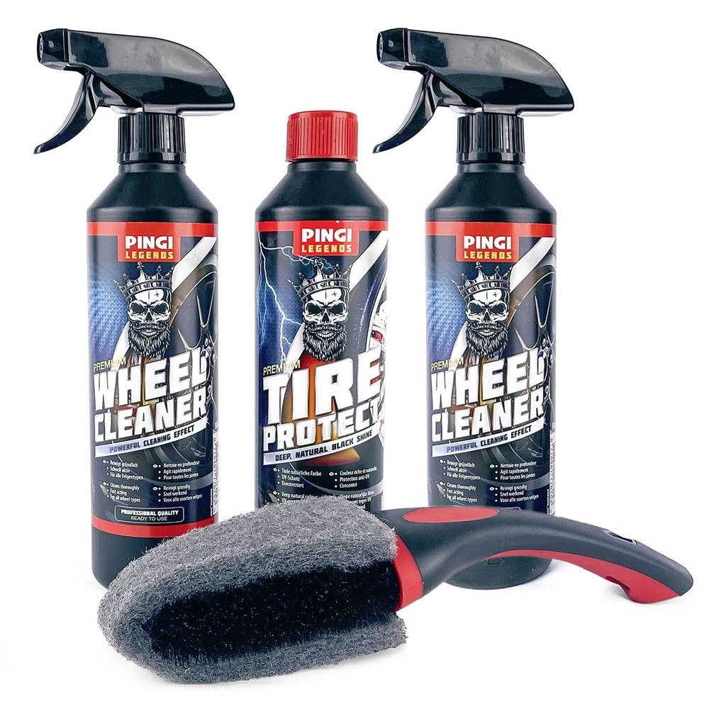 PINGI Felgen- und Reifen-Reinigungsset 4-tlg Leg-Set-1 set za čišćenje 1 Set slika