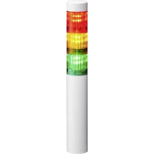 Signalni toranj LED Patlite LR4-3M2WJNW-RYG 3-bojno, Crvena, Žuta, Zelena 3-bojno, Crvena, Žuta, Zelena Stalno svjetlo 100 V/AC, slika