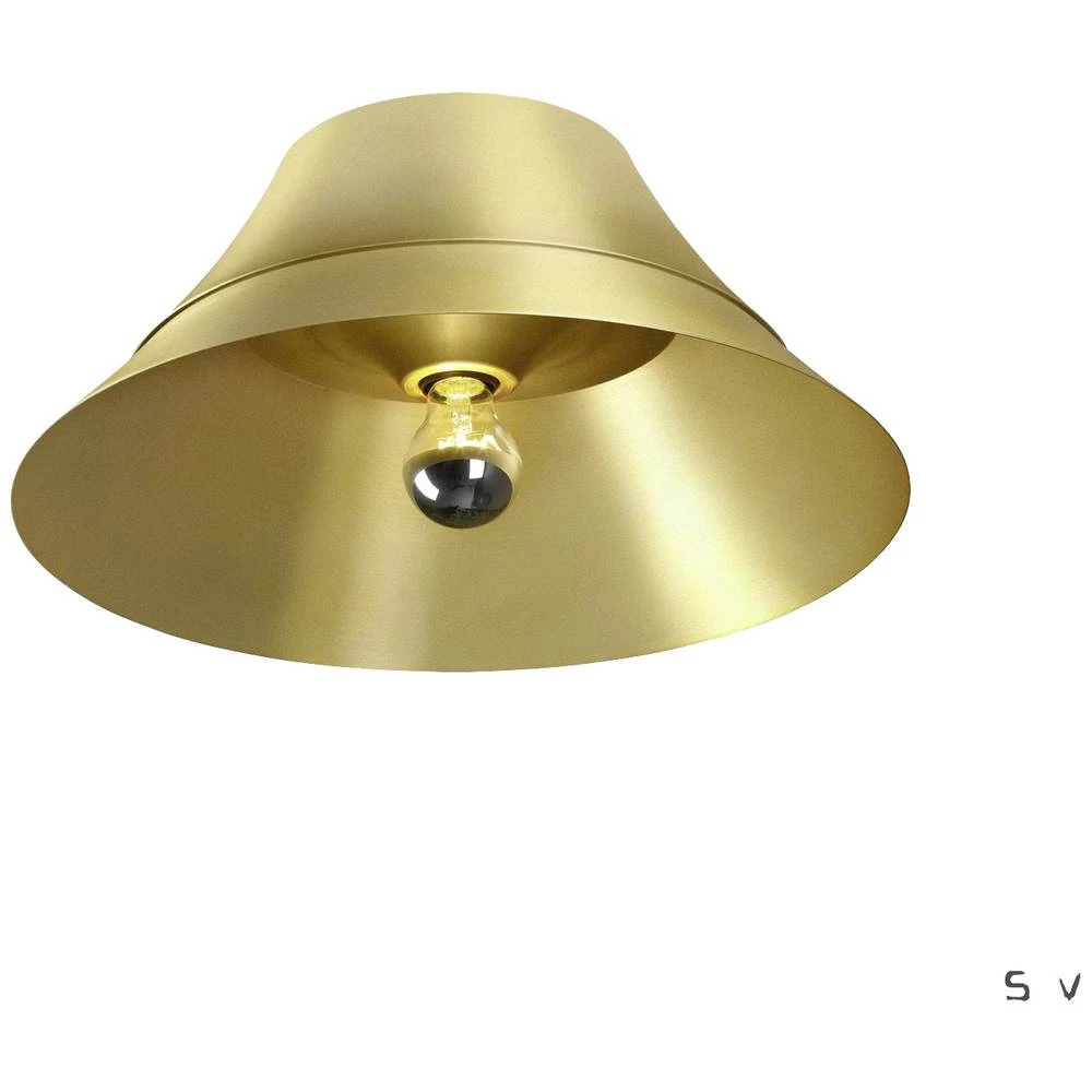 SLV BATO 45 1000445 stropna svjetiljka zlatna 60 W  moguča zidna montaža slika