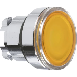 Schneider Electric ZB4BH053 prednji element za osvijetljeni gumb  (Ø) 22 mm neobilježeno krom boja, žuta 1 St. slika