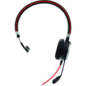 Jabra Evolve 40 MS Mono Mono slušalice USB Stereo, Sa vrpcom Na ušima Crna/crvena slika