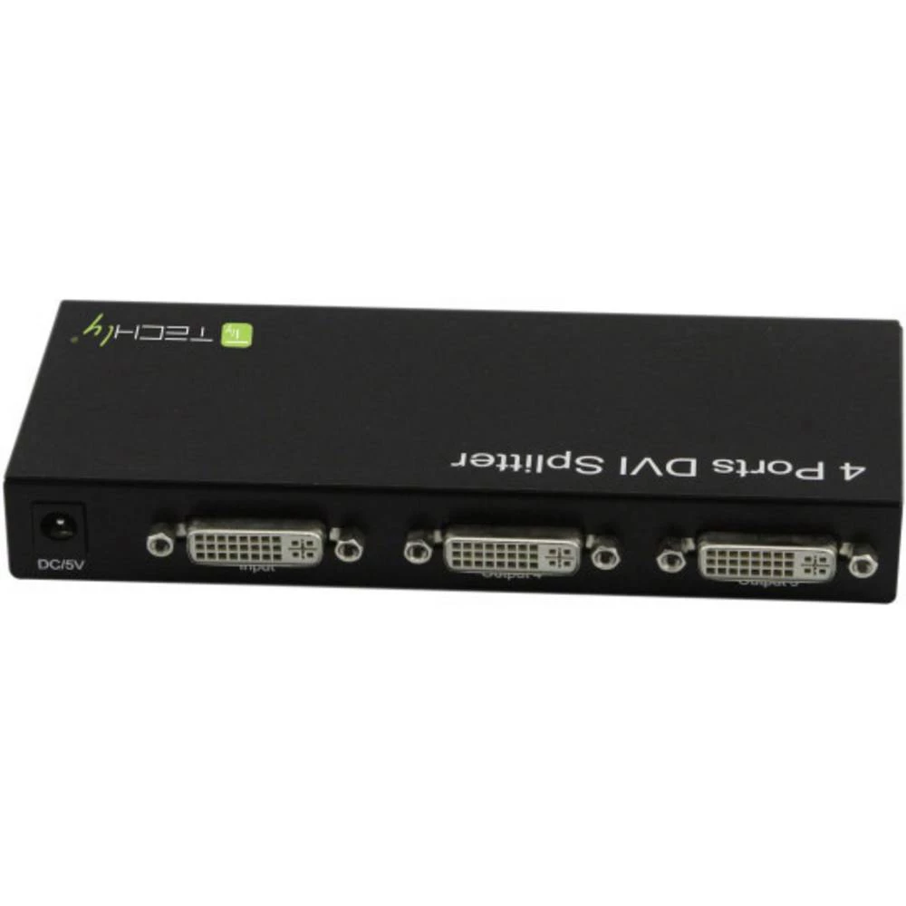 4 ulaza DVI razdjelnik TECHly ICKV104DTY 1920 x 1080 piksel Crna slika