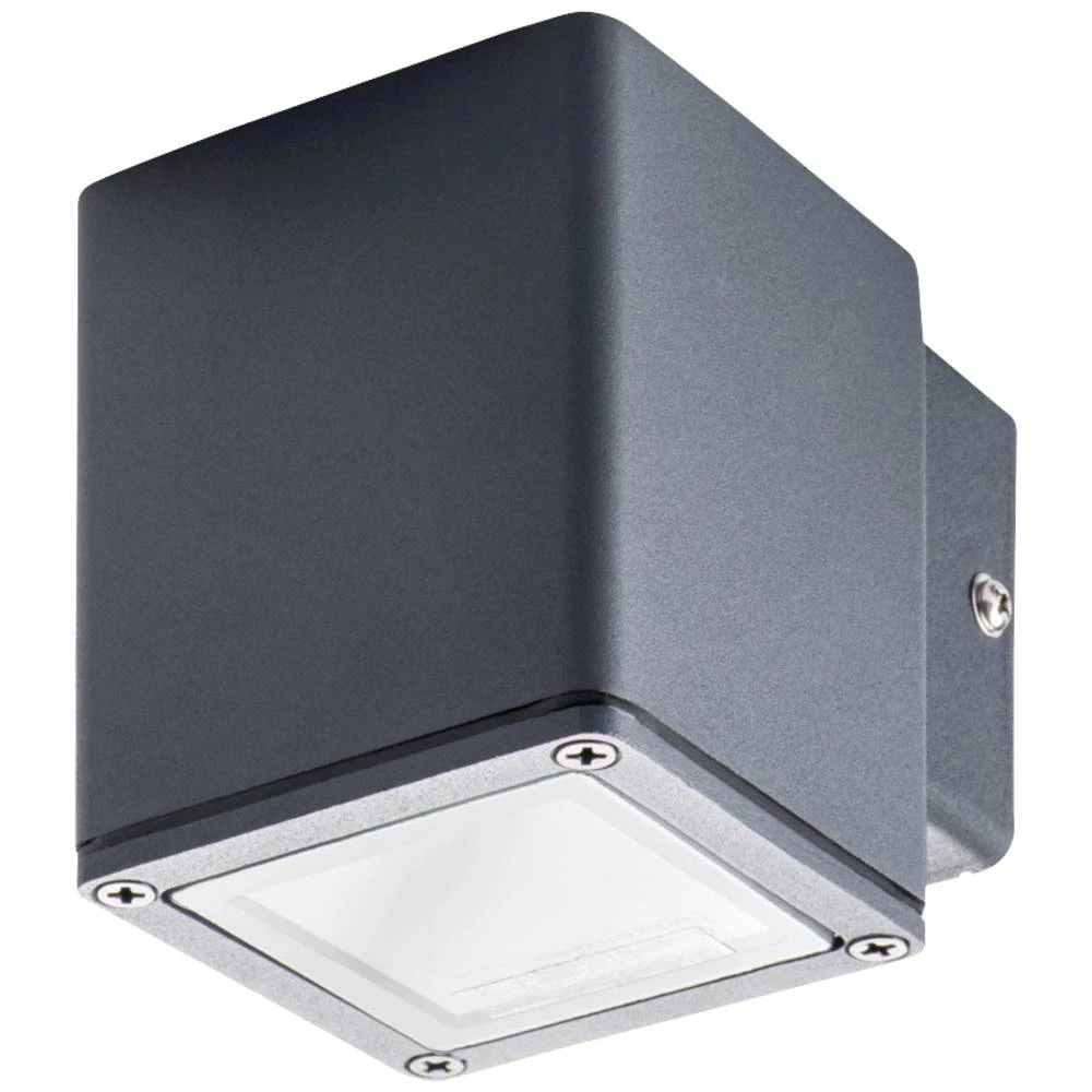 Kanlux GORI EL 135 D 29000 vanjsko zidno svjetlo, zidna svjetiljka   GU10, Par 16  antracitna boja slika