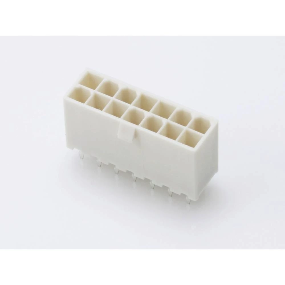 Molex ugradna standardna letva sa ženskim kontaktima Ukupan broj polova 14 Raster: 4.20 mm 39310140 1 St. Bulk slika