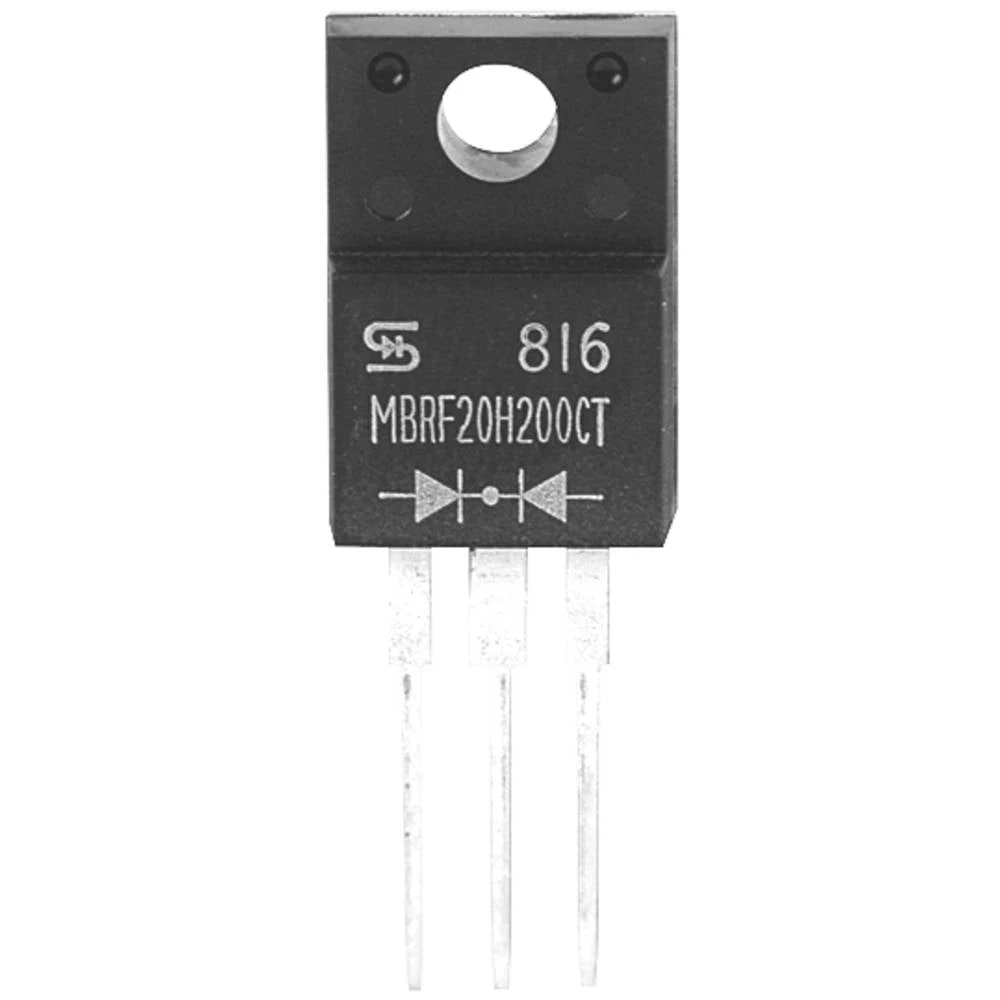 Taiwan Semiconductor Schottkyjeva dioda MBRF10H100CT   Array - dvostruka Tube slika