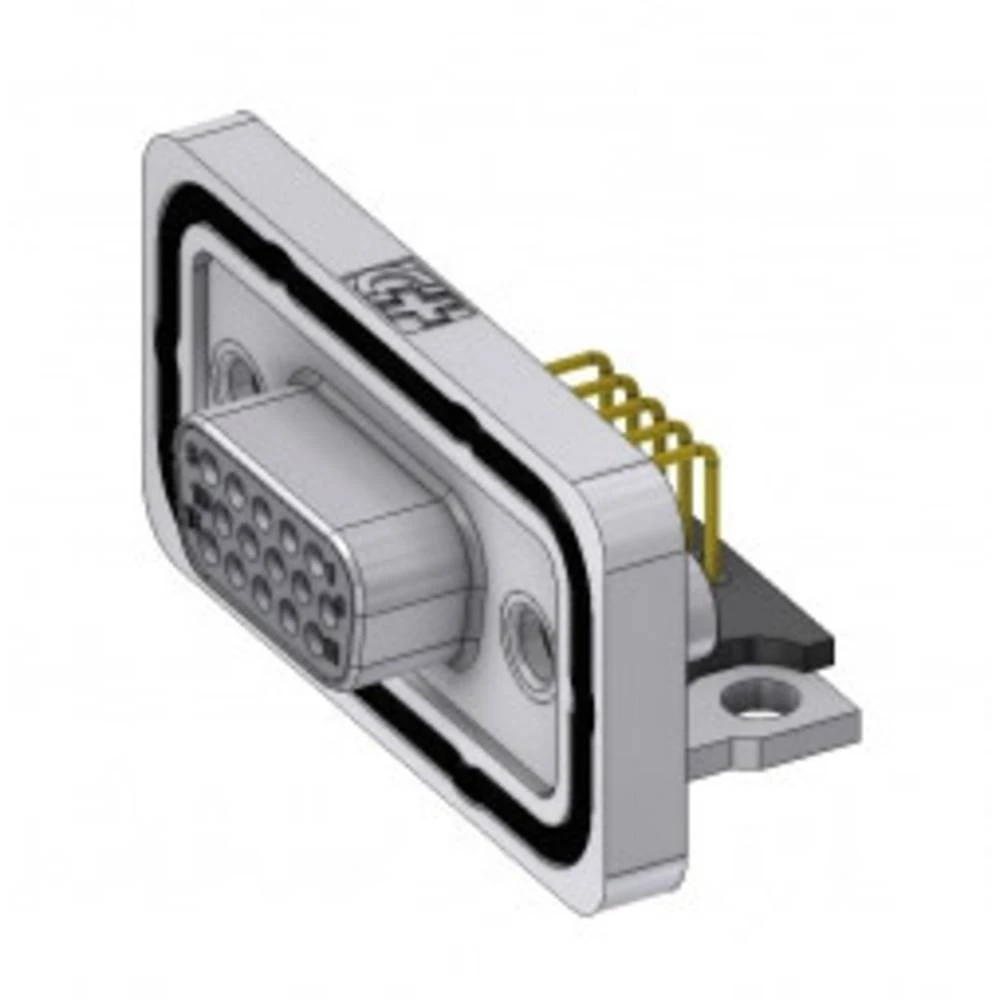 D-SUB priključak 90 ° Broj polova: 15 Lem, Pinovi DELTRON SWISS 1 ST slika