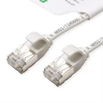 Roline green 21441699 RJ45 mrežni kabel, Patch kabel CAT 6a U/FTP 0.30 m bijela 1 St.