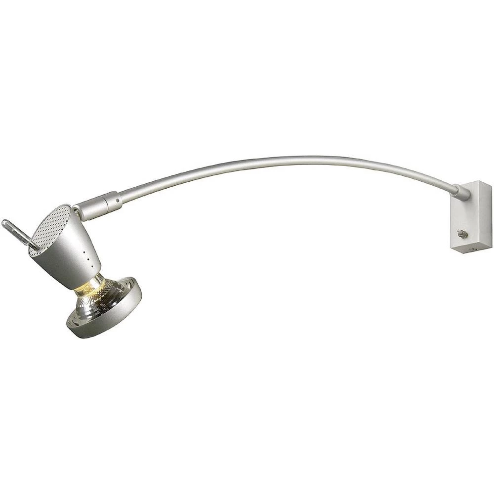 LED osvjetljenje za sliku, štedna svjetiljka, halogenska GU10 SLV 75 W 146482 srebrna-siva slika