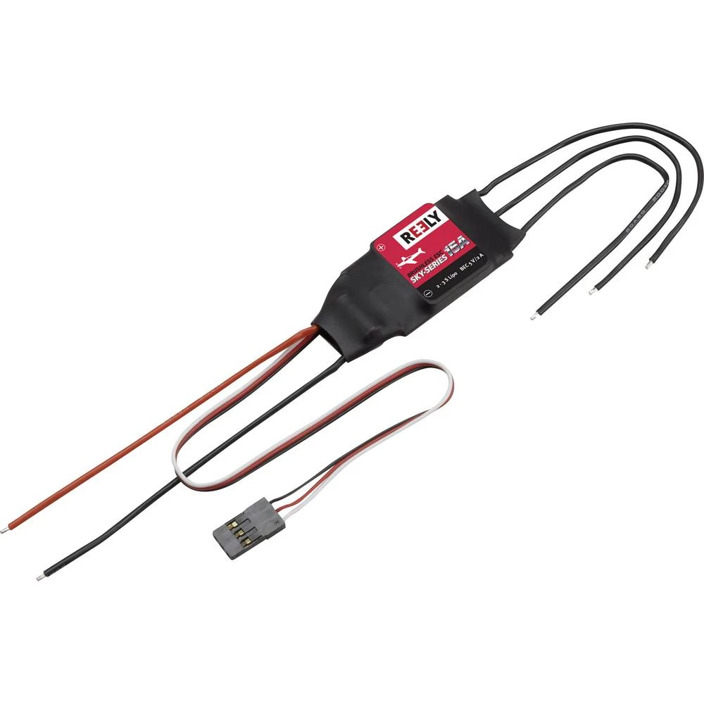 Regulator leta za Brushless modele aviona Reely Sky-Series 15A Opteretivost (maks.): 20 A slika