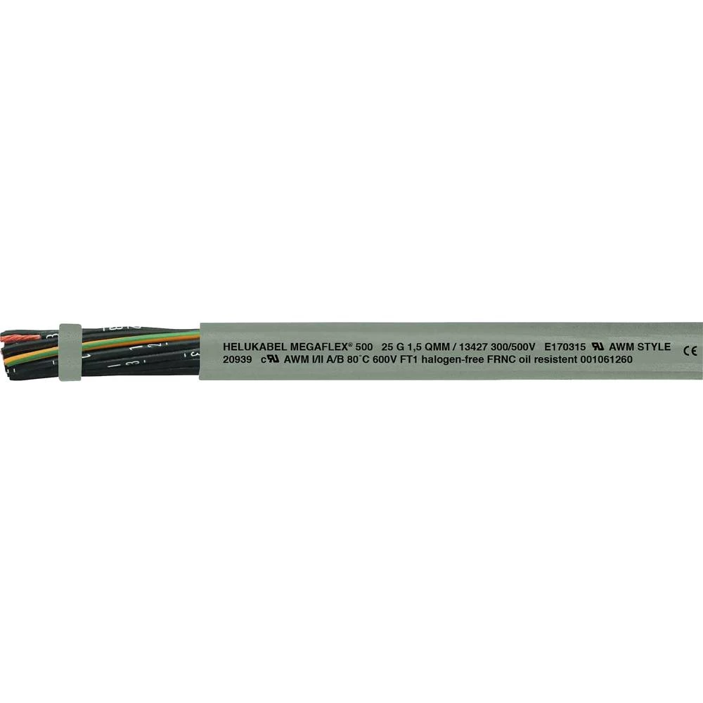 Helukabel MEGAFLEX® 500 kontrolni vod 3 G 4 mm² siva 13447-1000 1000 m slika