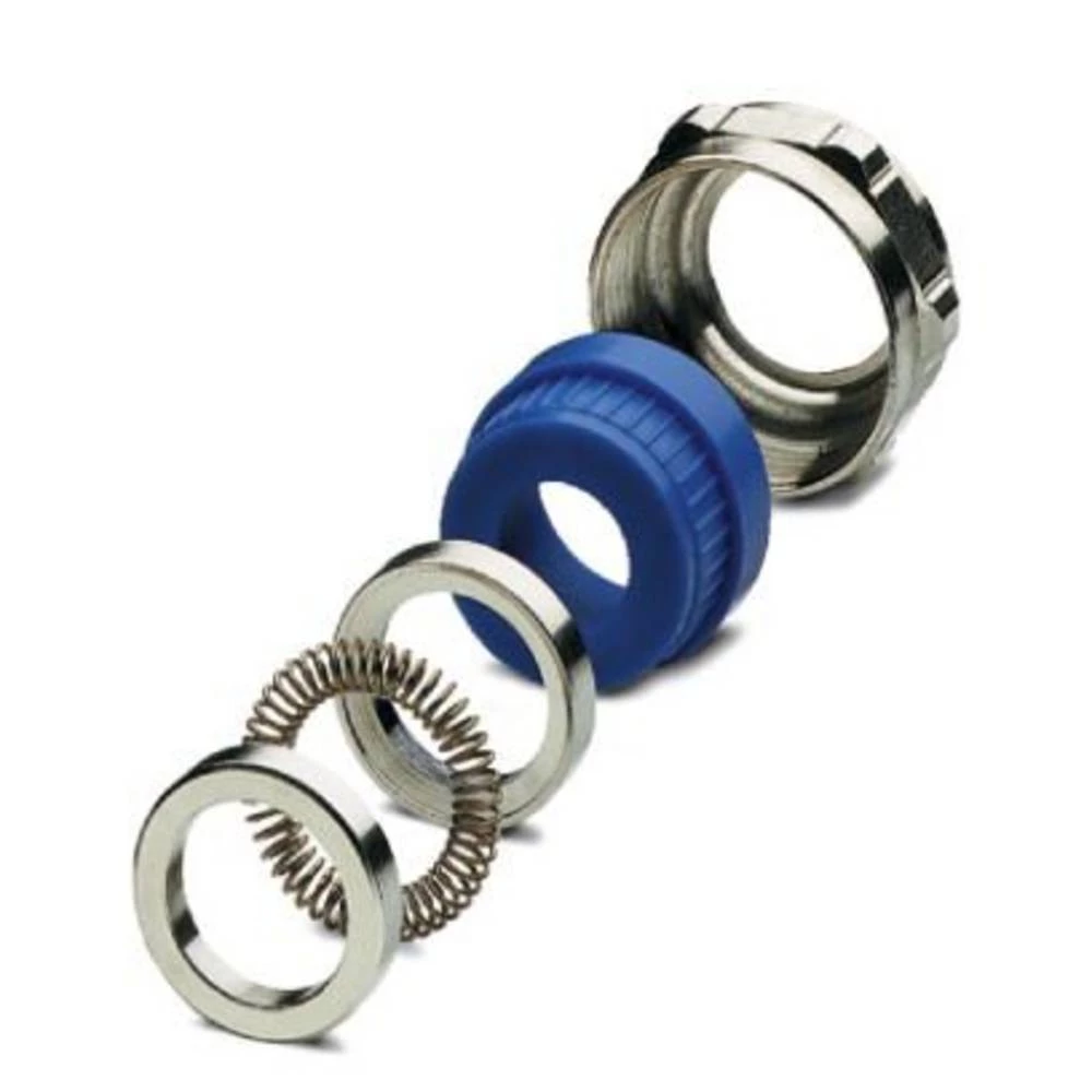 kabelska uvodnica PG21 mesing (niklovani) srebrna, plava boja Phoenix Contact VC-EMV-KV-PG21(11,5-15,5/13,5) 1 St. slika