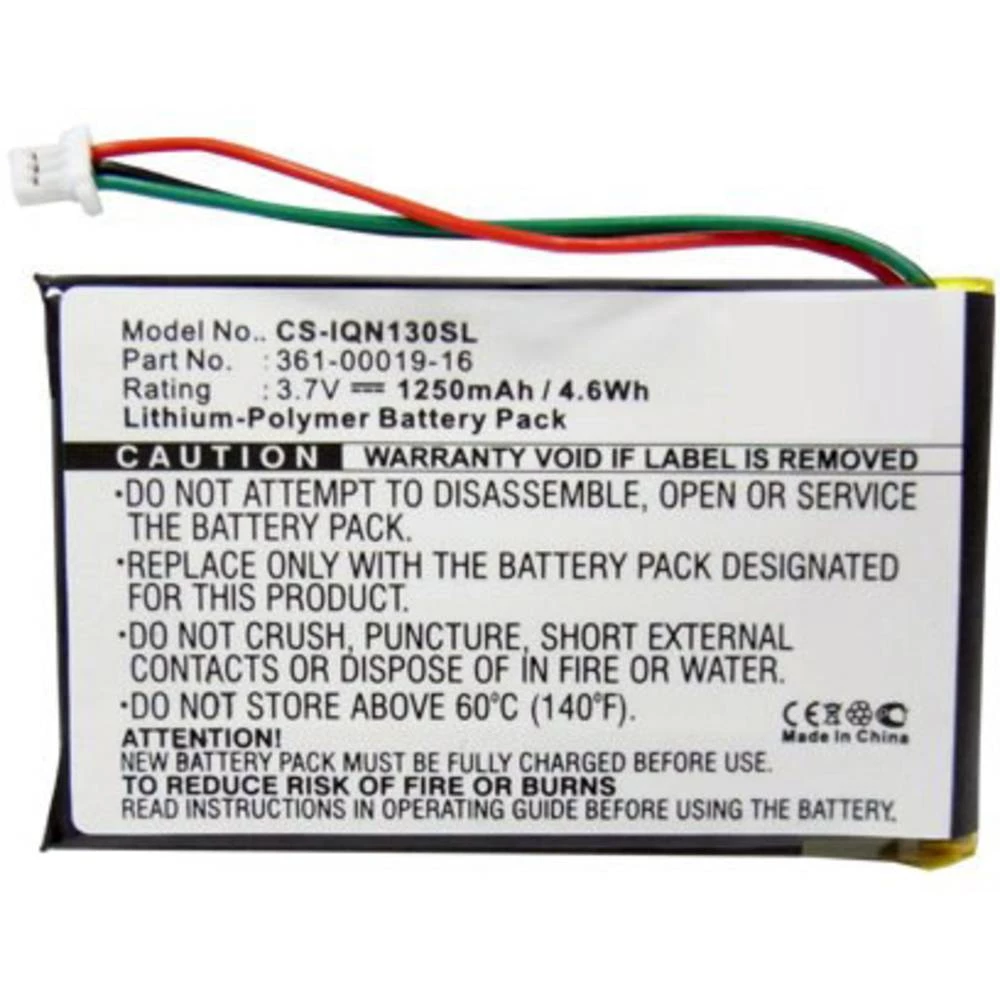 Navigacijski uređaj-akumulator Beltrona Zamjenjuje originalnu akumul. bateriju 361-00019-12, 361-00019-16 3.7 V 1250 mAh slika