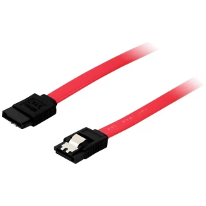 Equip tvrdi disk priključni kabel [1x - 1x SATA] 1 m crvena slika