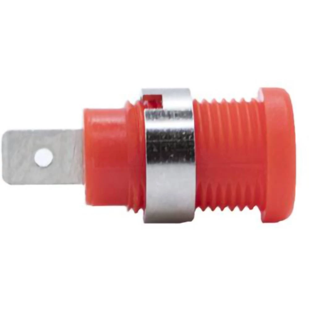 Mueller Electric BU-31610-2 banana utičnica ženski konektor Zatik-Ø: 6.4 mm crvena 1 kom. slika
