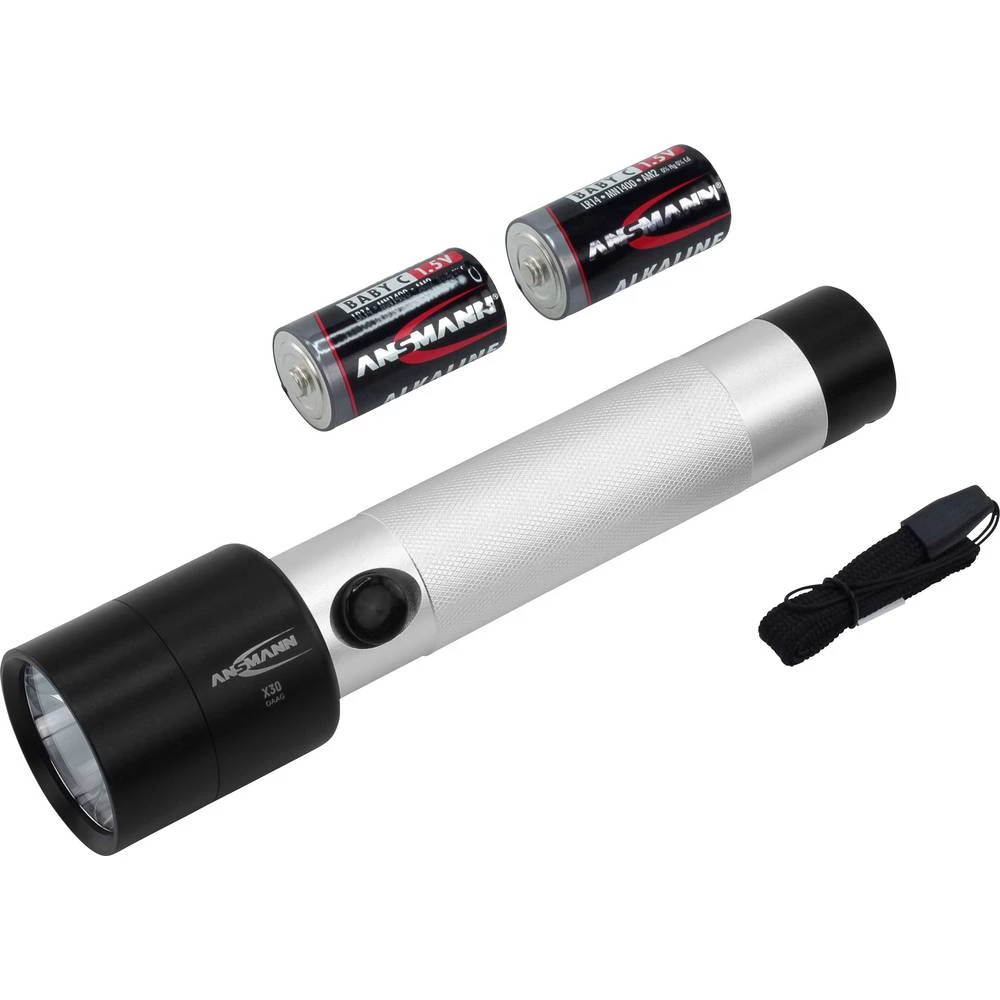 LED Džepna svjetiljka S trakom za nošenje oko ruke Ansmann IR X30 baterijski pogon 40 lm 363 g Crna, Srebrna slika