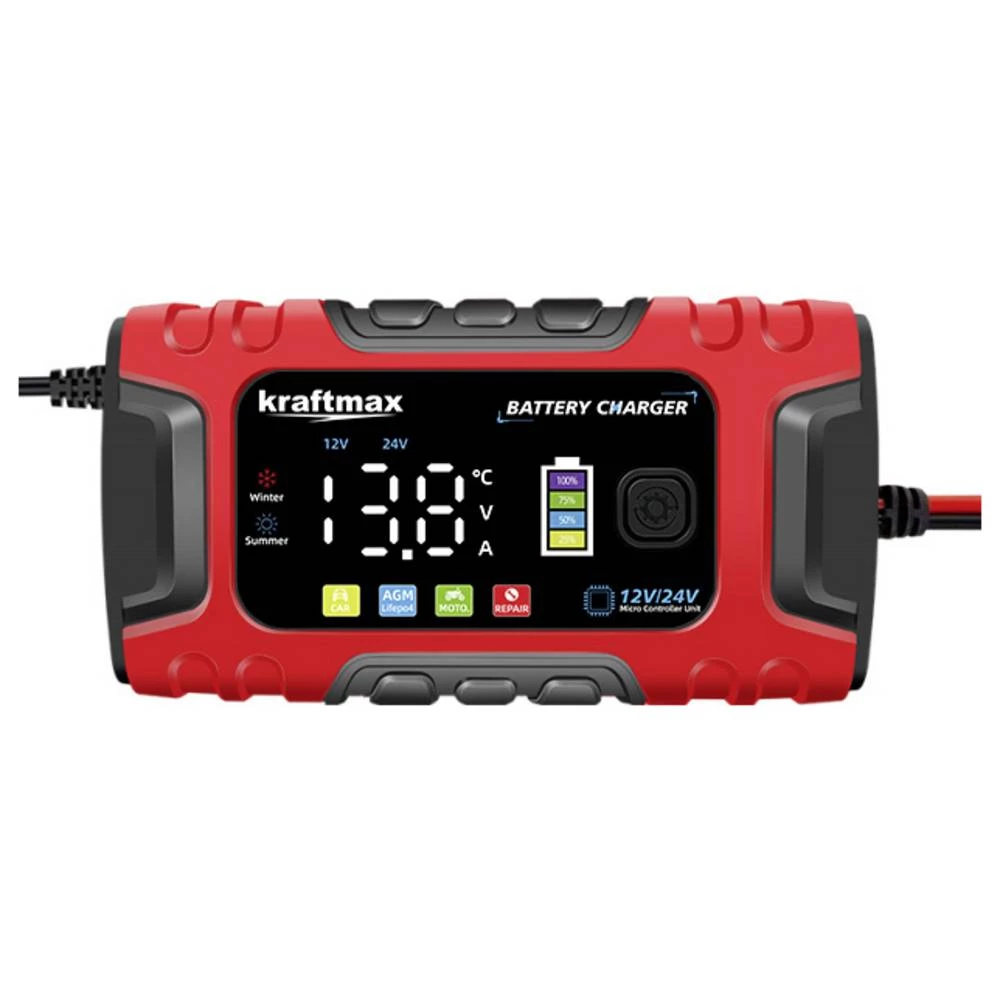 kraftmax punjač 12 V, 24 V Struja za punjenje (maks.) 10 A slika