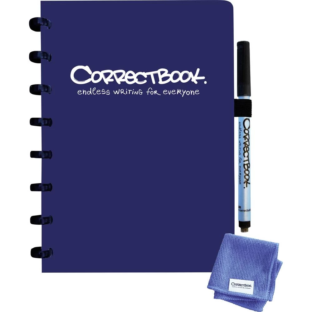 Correctbook DIN A5 navy blue liniert DIN A5 navy blue liniert bilježnica  mornarsko-plava  din a5 slika