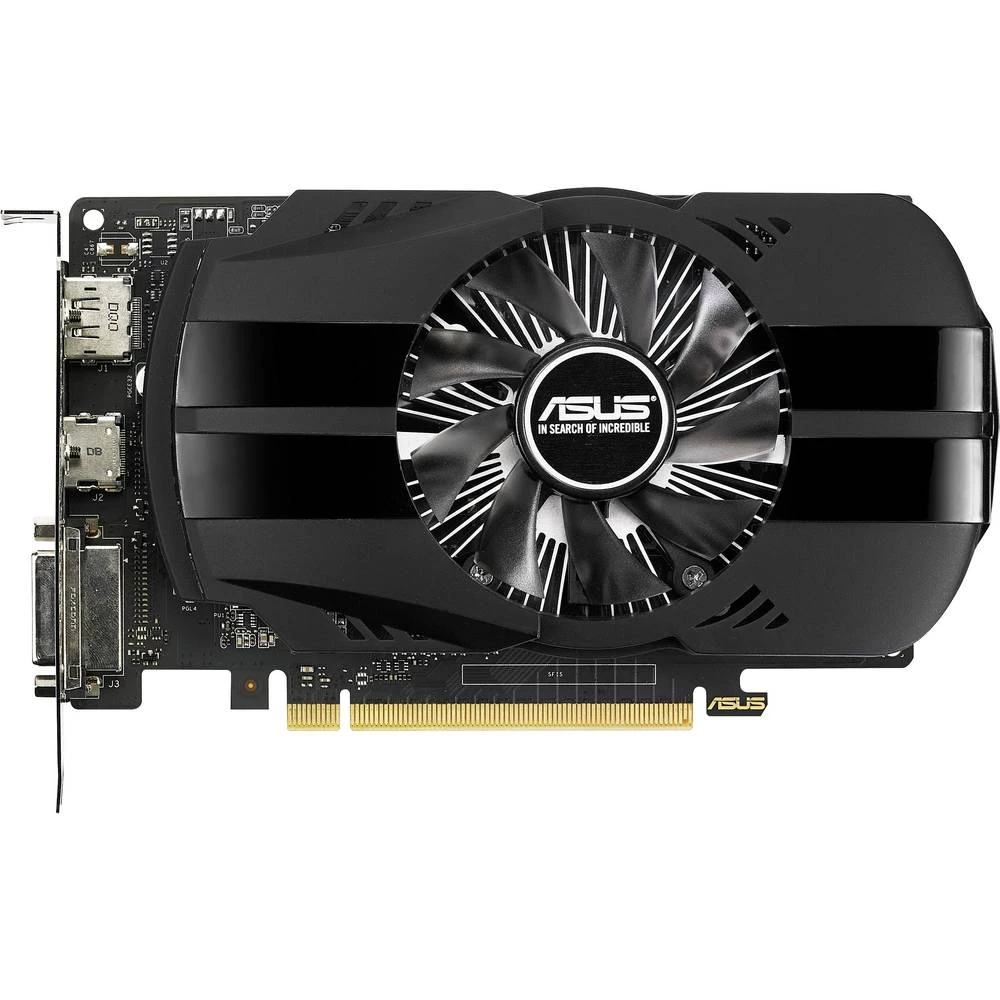 Grafička kartica Asus Nvidia GeForce GTX1050 Phoenix 2 GB GDDR5-RAM PCIe x16 HDMI&trade;, DVI, DisplayPort slika