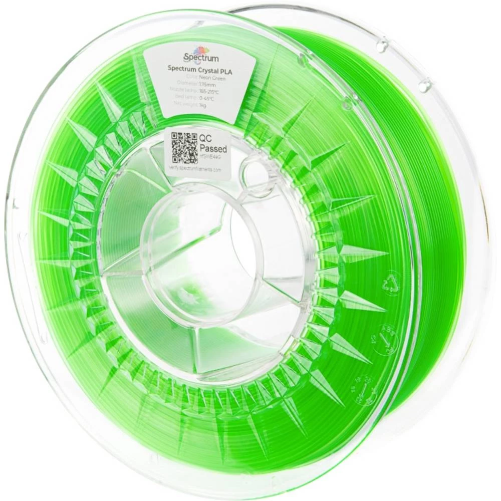 Spectrum Filaments 80888 PLA Crystal 3D pisač filament PLA povećana brzina ekstruzije 1.75 mm 1000 g neonsko-zelena 1 St slika