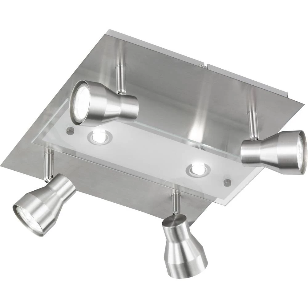 Stropni reflektor Halogena žarulja GU10, G9 18 W WOFI Rox 9020.06.64.6100 Nikal (mat) slika