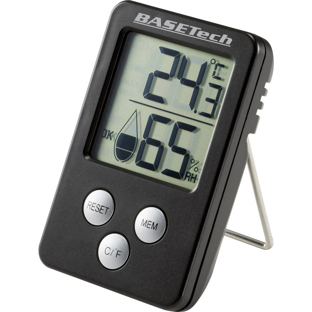 Basetech termo/higrometar crna slika