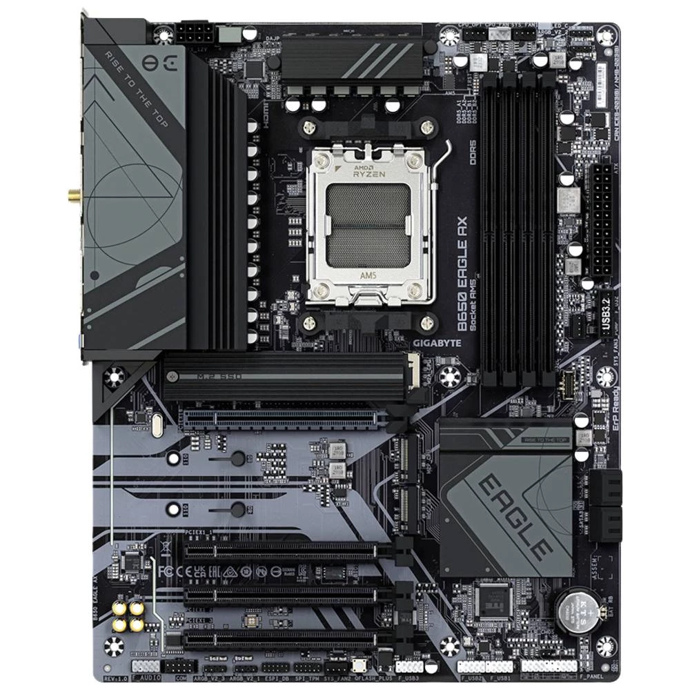 Gigabyte B650 EAGLE AX matična ploča Baza #####AMD AM5 Faktor oblika (detalji) ATX Set čipova matične ploče AMD® B650 slika