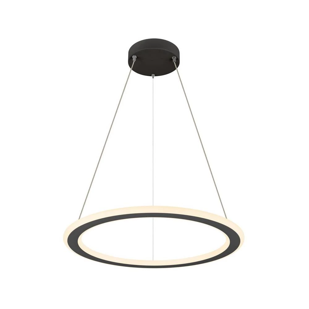 SLV ONE FLAT 1007855 viseća svjetiljka LED Energetska učinkovitost 2021: D (A - G) 23 W crna slika