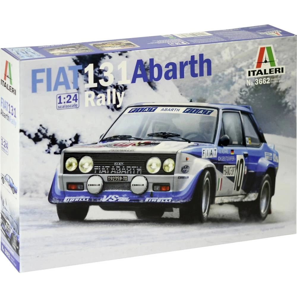 Italeri 3662 Fiat 131 Abarth Rally model automobila za sastavljanje 1:24 slika