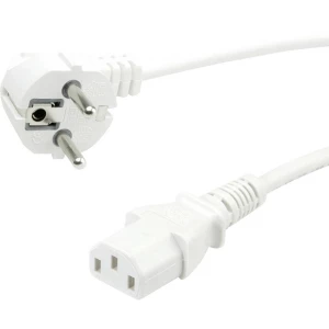 Value 19.99.1019 struja priključni kabel bijela 1.80 m slika