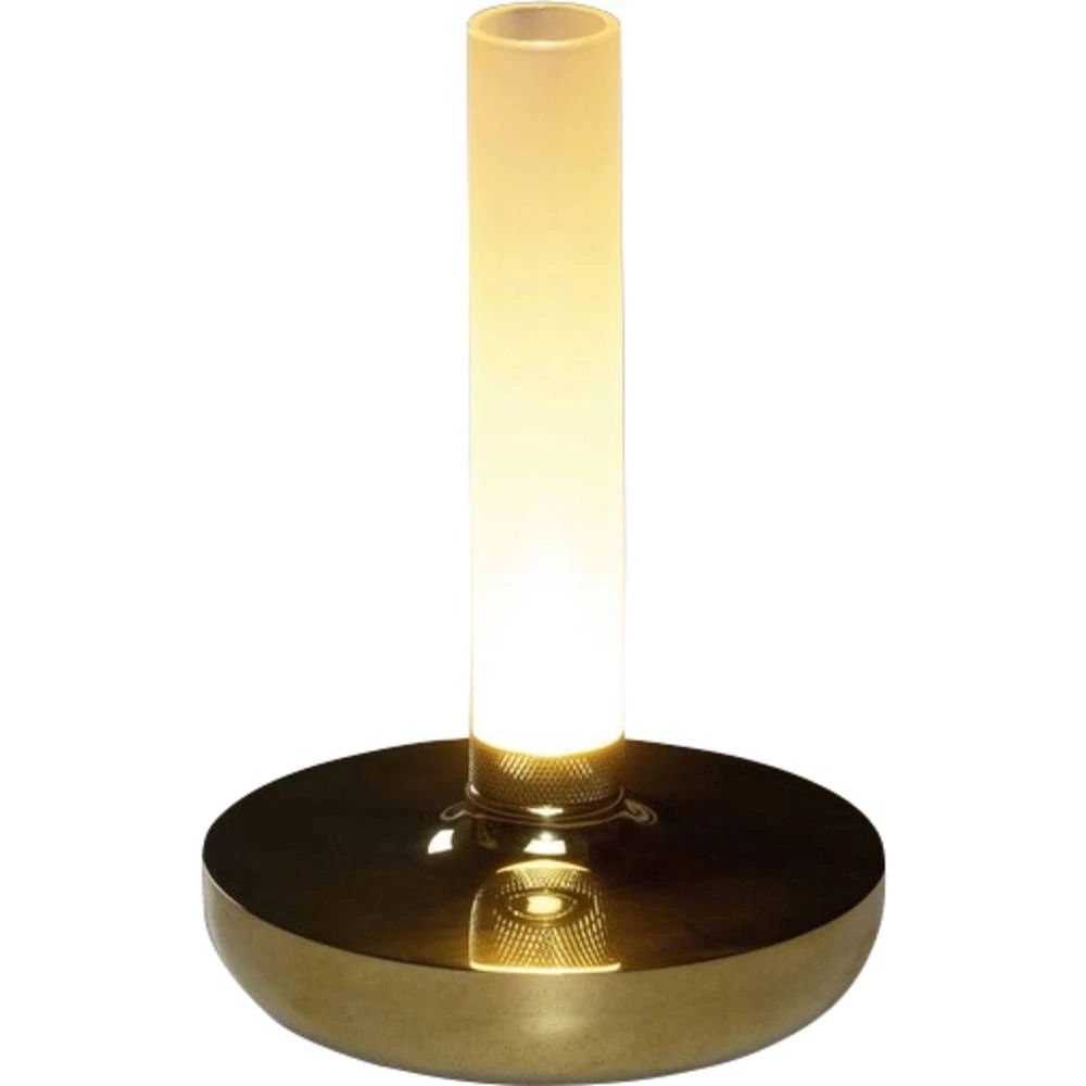 Konstsmide 7827-803 Biarritz LED akumulatorska stolna lampa zlatna slika