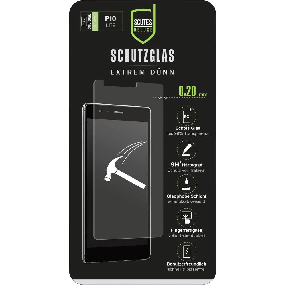 Scutes Deluxe 0,20 Zaštitno staklo zaslona Pogodno za: Huawei P10 Lite 1 ST slika