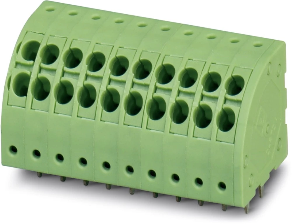 Opružna blok stezaljka 1.50 mm broj polova: 4 PTDA 1,5/ 4-3,5 Phoenix Contact zelene boje 50 kom. slika
