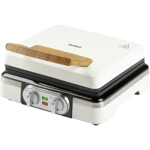 DOMO WAFFELEISEN – POWDER WHITE uređaj za pečenje vafli bijela slika