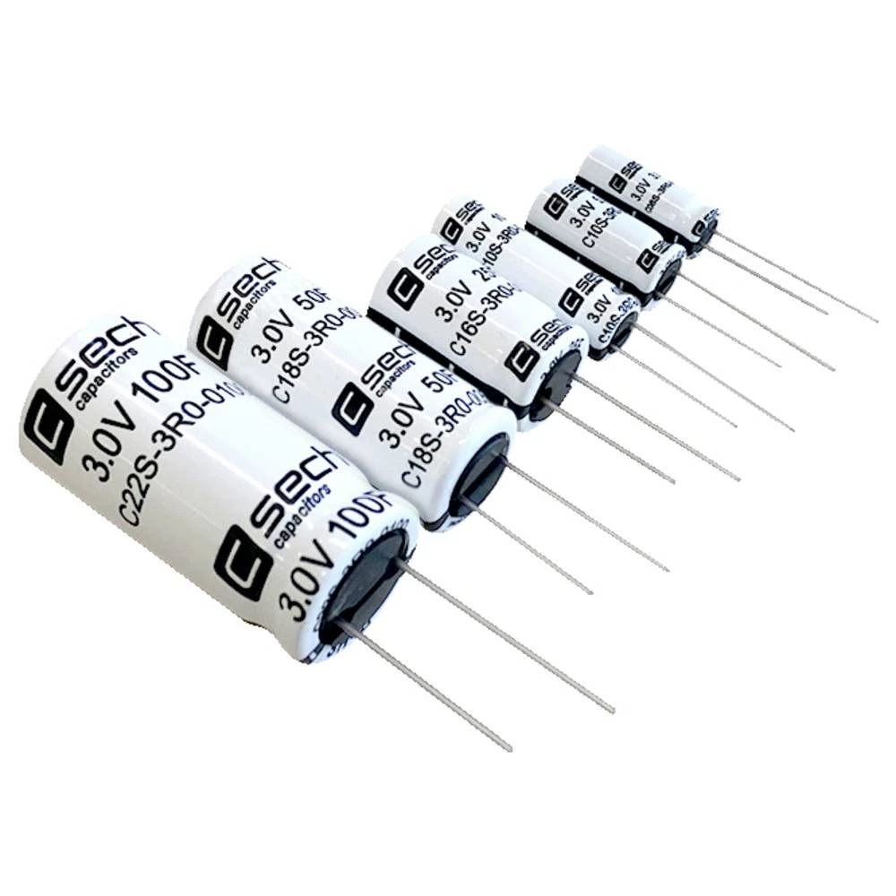 SECH dvoslojni kondenzator radijalno ožičen 5 F 3.0 V 20 % (Ø x V) 10 mm x 20.0 mm 1 kom. slika