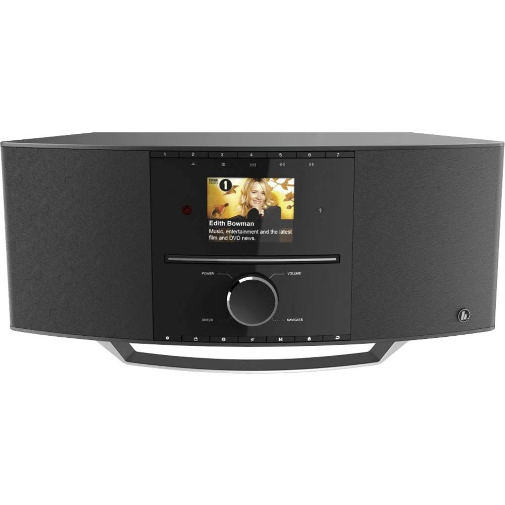 Hama DIR3510SCBTX internet stolni radio internet, DAB+ (1012) internetski radio , DAB+, cd, Bluetooth, WLAN crna slika