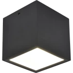 Lutec 6389102012 GEMINI vanjska LED stropna svjetiljka  LED LED 7.00 W Energetska učinkovitost 2021: E (A - G) crna (mat