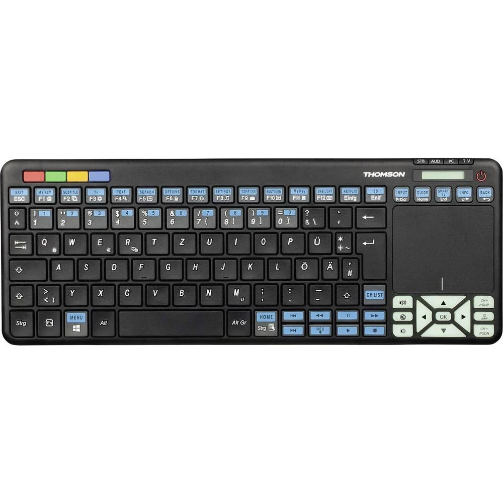 Thomson ROC3506 4in1-Universal-Smart-TV-Fernbedienung für Philips, STB, Audio, PC Bežični, Infracrveni Daljinski upravljač Crna slika