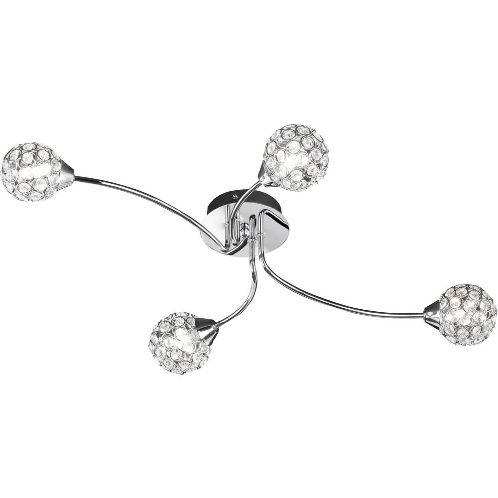 Stropna svjetiljka Halogena žarulja G9 132 W ACTION Genua 956904010000 Krom boja slika