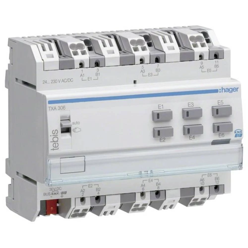 Binarni ulaz 6-struki univerzalni REG KNX Hager TXA306 binarni ulaz TXA306 slika