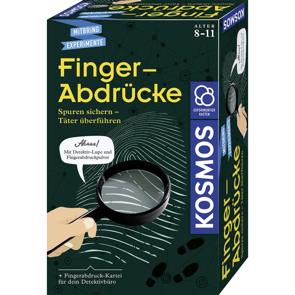Kosmos 657796 Finger-Abdrücke eksperimenti, eksperimenti na putu, detektiv & magic setovi eksperimentalni komplet 8 - 11 slika