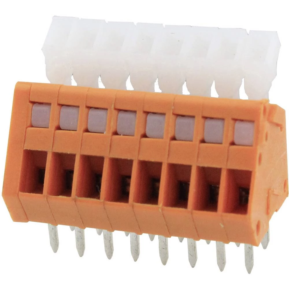 Degson Opružna blok spojka 0.51 mm&sup2; Broj polova 5 Narančasta 50 ST slika