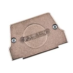 Molex 1731110089 FCT Metal Backshell for D-Sub Connector, Shell Size 4, Straight Cable Outlet, with Rubber Bushing