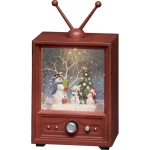LED kulisa TV sa 3 snjegovića S timerom Toplo-bijela LED Konstsmide 4373-000 Smeđa boja