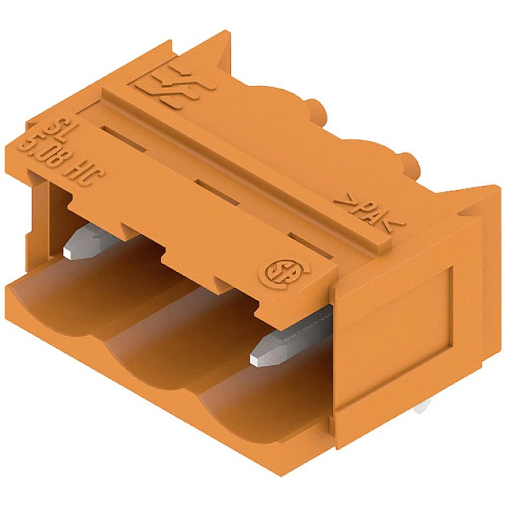 Weidmüller 2766940000 stezaljka za tiskane ploče Broj polova 3 narančasta 500 St. slika