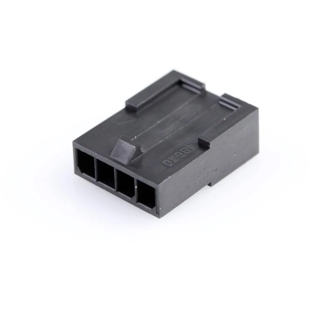 Molex 436400409 Micro-Fit 3.0 Plug Housing, Single Row, 4 Circuits, UL 94V-0, Low-Halogen Since Inception, Black slika
